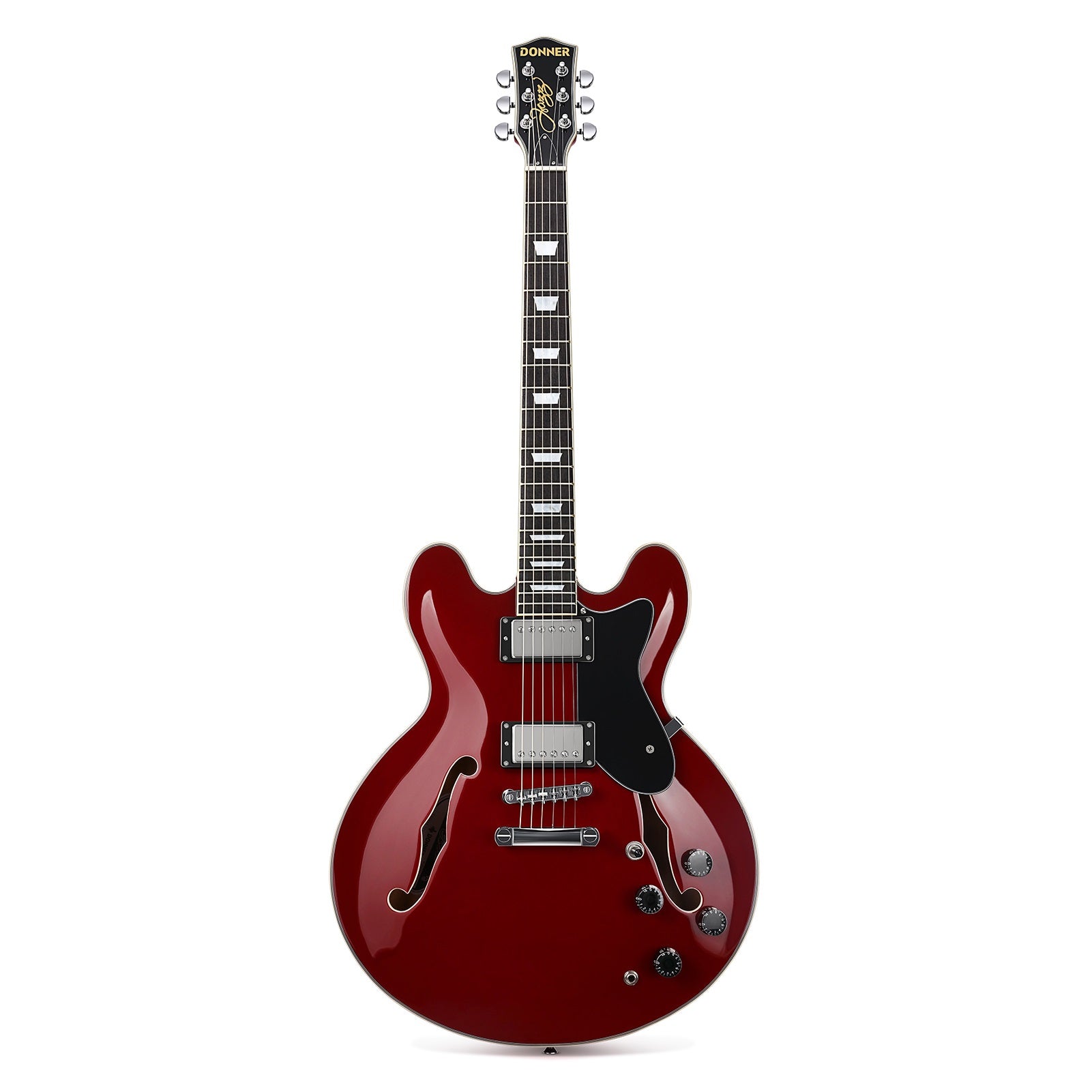 Donner セミアコ ES-335 DJP-1000 335 Style Jazz Electric Guitar Kit Semi-Hollow Body