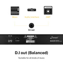 Donner DA-35 35 watts amplificateur de batterie électronique amplificateur de clavier avec entrée auxiliaire et connexion audio sans fil, égaliseur 3 bandes et sortie DI