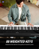 Donner-SE-1-Portable-Keyboard-for-Beginners-88-Key-Weighted-with-Stand