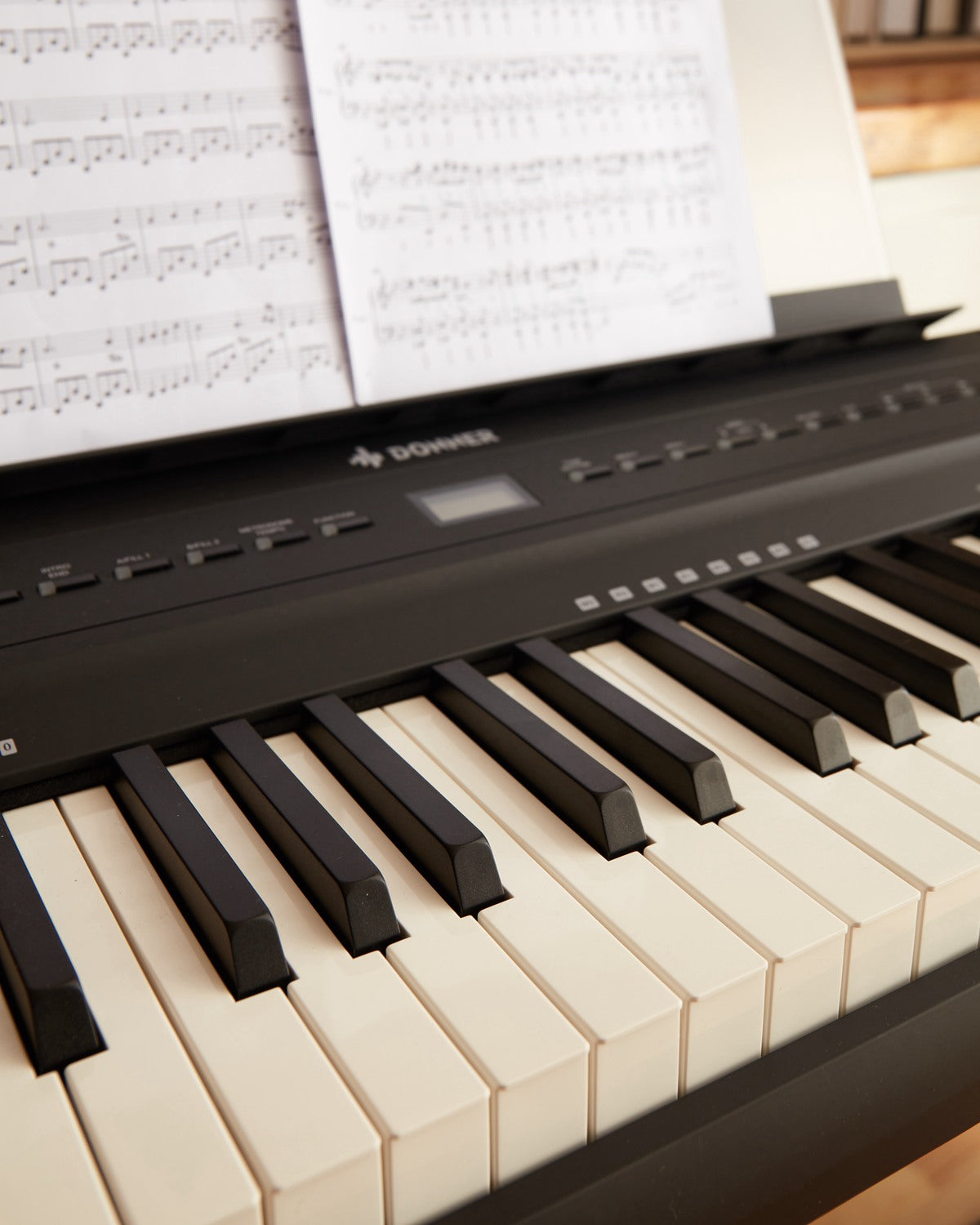 Donner SE-1 Pro 88 Key Graded Hammer Action Weighted Digital Piano Arranger Keyboard with Stand