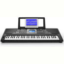 Donner DEK-610P 61 Key Full-Size Force-Sensitive Electronic Keyboard with MIDI Mixer Function LCD Display