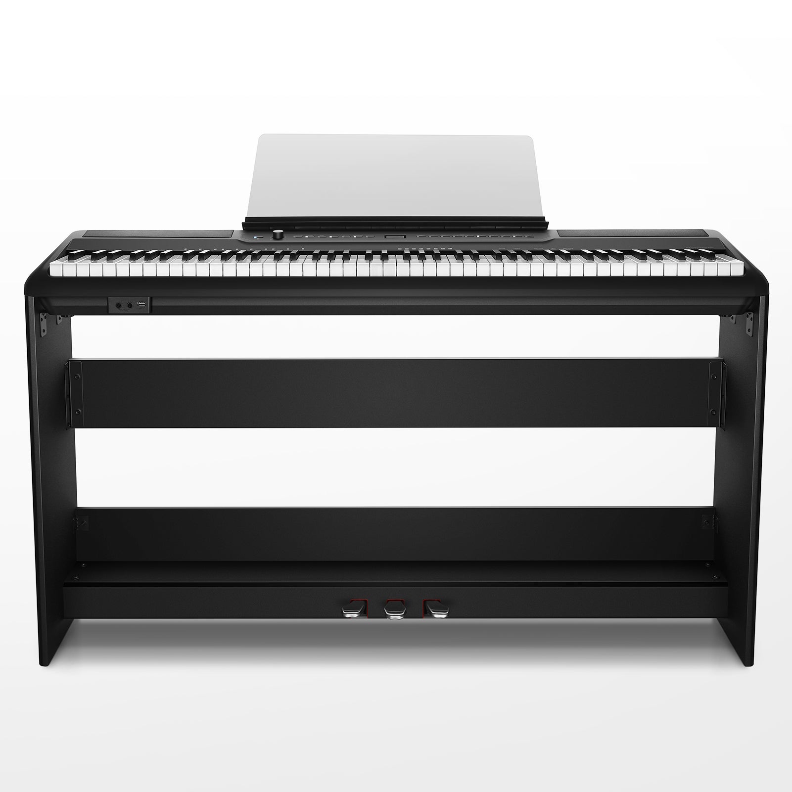 Donner SE-1 Portable Keyboard, MIDI Function Piano, 88-key Weighted with Stand