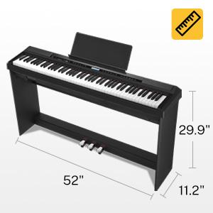 Donner DEP-10 デジタルピアノ Donner DEP-10 Upright 88-Key Semi-Weighted Portable Keyboard